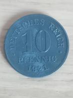 DUITSLAND KEIZERRIJK 10 Pfennig 1921 - zink - geres. Alexis, Ophalen of Verzenden, Duitsland, Losse munt