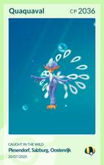 Pokemon go shiny Quaquval, Games en Spelcomputers, Ophalen, Zo goed als nieuw
