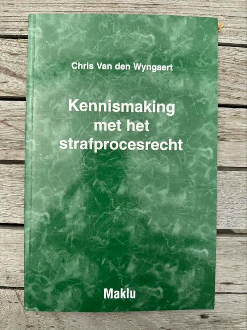 Kennismaking met het Strafrecht - Chris Van den Wyngaert, Boeken, Studieboeken en Cursussen, Zo goed als nieuw, Ophalen of Verzenden