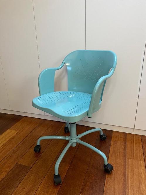 Chaise de bureau IKEA - ROBERGET "office chair" en métal, Maison & Meubles, Chaises de bureau, Comme neuf, Chaise de bureau, Bleu