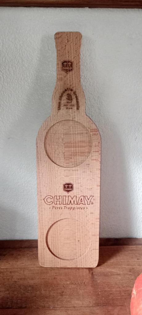 Brasserie bière support pour verres Trappiste Chimay, Collections, Marques de bière, Comme neuf, Panneau, Plaque ou Plaquette publicitaire