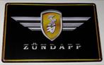 ZUNDAPP : Metalen Bord Logo Zundapp Brommer - Motor, Verzenden, Nieuw, Reclamebord