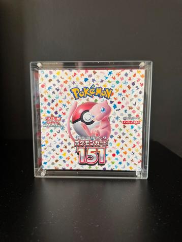 151 Boosterbox (JP) + Acryl Case beschikbaar voor biedingen