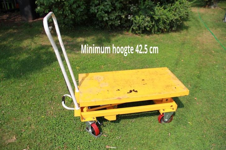 Mobiele heftafel / schaarlift, Doe-het-zelf en Bouw, Overige Doe-Het-Zelf en Bouw, Gebruikt, Ophalen