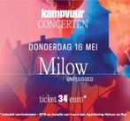 Milow Unplugged Concert 16.05.2024, Tickets en Kaartjes, Concerten | Overige, Mei, Twee personen