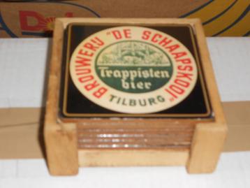 Trappistenbier.Onderleggers.De Schaapskooi.La Trappe.Tilburg beschikbaar voor biedingen