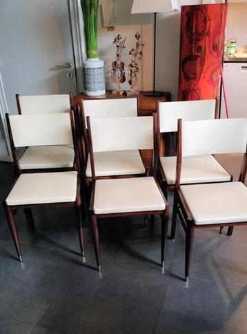 Set vintage Pastoe- Cees Braakman stoelen. beschikbaar voor biedingen