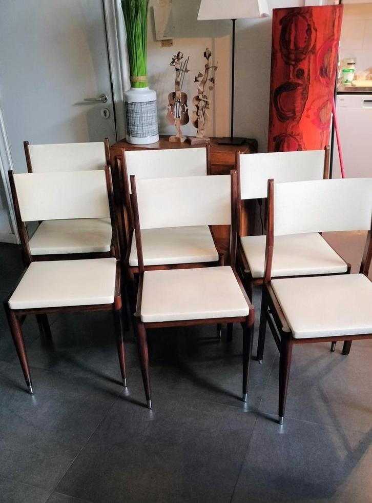 Set vintage Pastoe- Cees Braakman stoelen., Antiek en Kunst, Antiek | Meubels | Stoelen en Sofa's, Ophalen