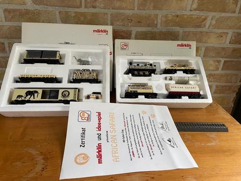 Märklin Safariset:28721 en 84773, Hobby en Vrije tijd, Modeltreinen | H0, Zo goed als nieuw, Treinset, Wisselstroom, Märklin, Ophalen of Verzenden