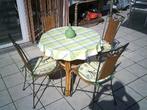 Tuintafel parasol, Ophalen, Zo goed als nieuw, Rond