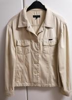 Beige kort vestje met kraag van Xandres, maat 40, Ophalen of Verzenden, Zo goed als nieuw, Maat 38/40 (M), Beige
