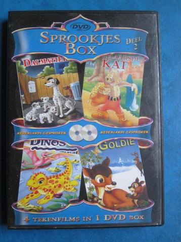 Sprookjes Box deel 2 (4 sprookjes op 2 disc) beschikbaar voor biedingen