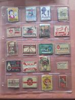 20 vintage etiketten lucifersdoosjes/labels matchboxes Koffi, Verzamelen, Rookartikelen, Aanstekers en Luciferdoosjes, Gebruikt