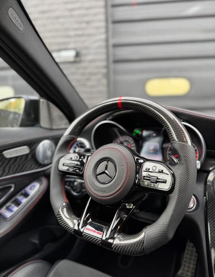 Mercedes stuur carbon leer compleet AMG, Auto-onderdelen, Besturing, Mercedes-Benz, Nieuw, Ophalen of Verzenden