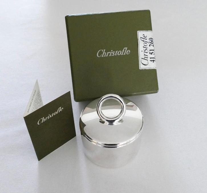 Christofle Vertigo Suikerpot - Andree Putman - Nieuw, Antiquités & Art, Antiquités | Argent & Or, Argent, Envoi