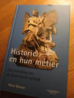 Historici en hun métiers, Livres, Philosophie, Enlèvement, Utilisé, Philosophie ou éthique, Marc Boone