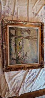 Schilderij 'heide met koeien', Antiek en Kunst, Ophalen