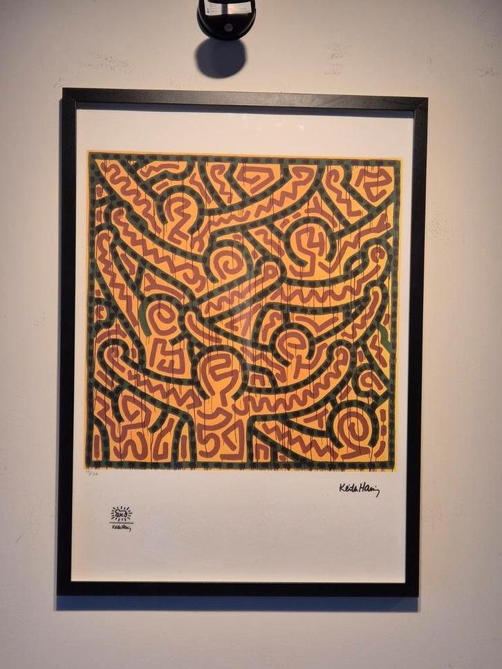 Keith Haring Litho, Antiek en Kunst, Kunst | Schilderijen | Abstract, Ophalen