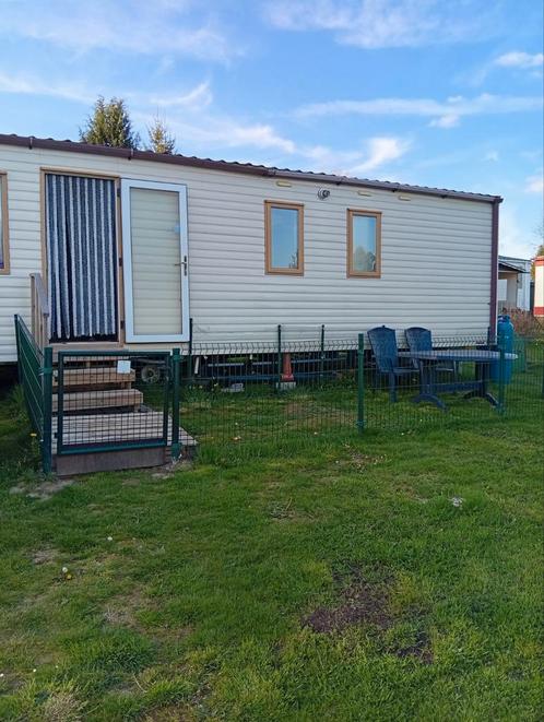 Te koop staancaravan, merk Abi, 11.50 m (L) op 3.70 m (B), Caravans en Kamperen, Stacaravans, Ophalen