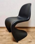 6 chaises Verner Panton noires, Enlèvement, Autres matériaux, Noir, Cinq, Six Chaises ou plus