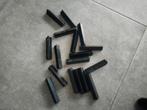 16 Hackas Ikea keukenkast handgreepjes - 10 cm, Huis en Inrichting, Ophalen, Gebruikt, Zwart, 100 tot 150 cm