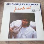 Maxi 12" Jean-Jacques Goldman – Je Marche Seul, Gebruikt, Maxi-single, Ophalen of Verzenden, Pop