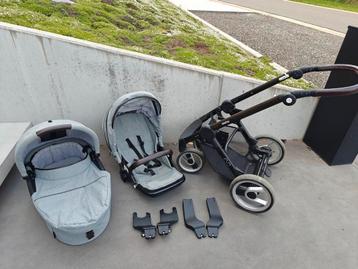 Mutsy Evo kinderwagen en buggy met parasol en adapters beschikbaar voor biedingen
