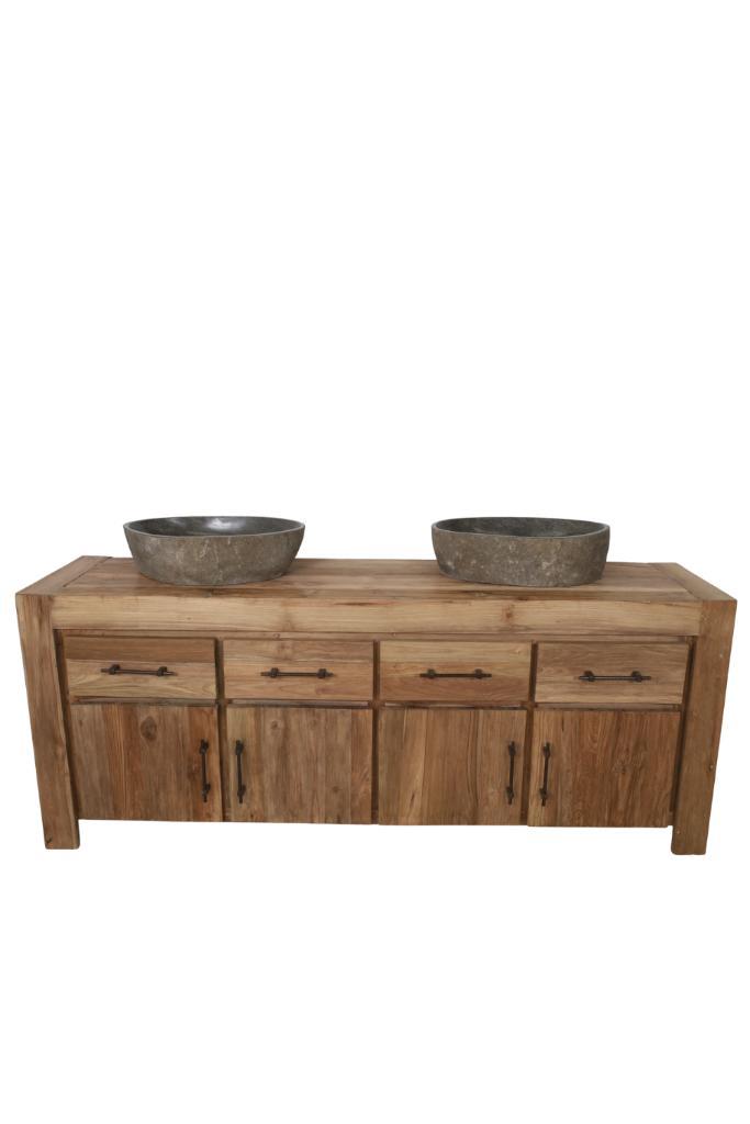 badkamermeubel 2 meter, Huis en Inrichting, Badkamer | Badkamermeubels, Nieuw, Minder dan 100 cm, 200 cm of meer, 25 tot 50 cm