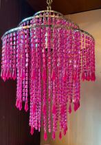 Vlntage ‘Cabaret’ kroonluchter glas, Huis en Inrichting, Lampen | Kroonluchters, Ophalen, Zo goed als nieuw, Glas