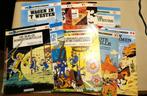 BLAUWBLOEZEN, 6 strips, tussen nrs 1 en 35, zie details, Ophalen