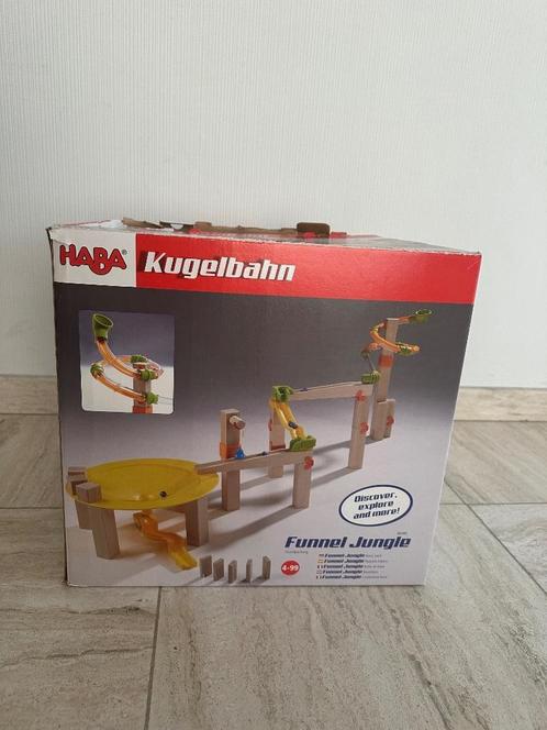Haba Knikkerbaan Funnel Jungle, Kinderen en Baby's, Speelgoed | Houten speelgoed, Zo goed als nieuw, Overige typen, Ophalen