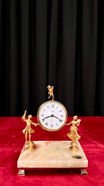 Prachtige vintage klok wekker merk ( Rits , ca 1950 - 1960 ) beschikbaar voor biedingen