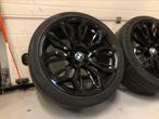 21inch BMW Black Style 375 Breedset Velgen A-Merk Band! TMPS, Auto-onderdelen, Banden en Velgen, Gebruikt, 285 mm, Banden en Velgen
