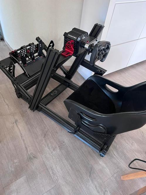 Next Level Racing F-GT Elite fanatec Simrig, Games en Spelcomputers, Spelcomputers | Overige Accessoires, Zo goed als nieuw, Ophalen