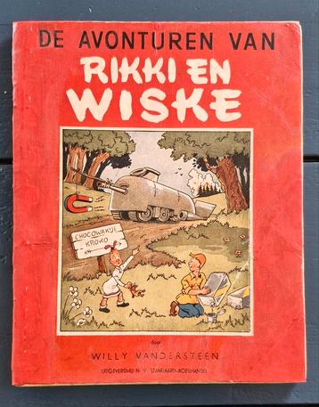 Rikki en Wiske 1946, Gelezen, Willy Vandersteen, Eén stripboek, Ophalen of Verzenden
