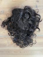 Pruik zwart, Ophalen of Verzenden, Zo goed als nieuw