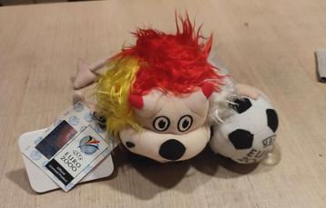 Pluche Euro 2000 Benelucky mascotte in zeer goede staat  beschikbaar voor biedingen
