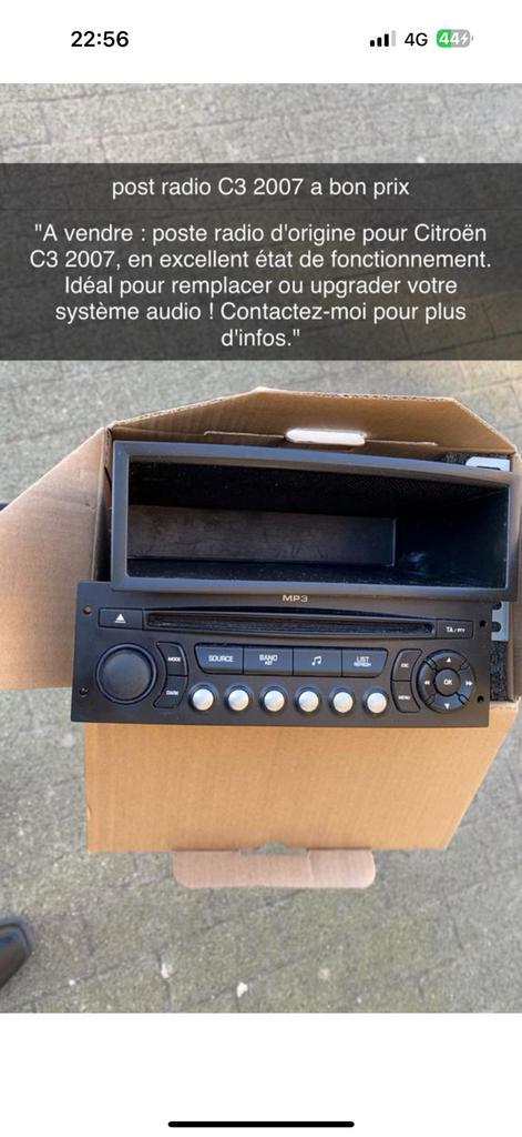 Originele radioset voor Citroën C3 2007, Auto diversen, Autoradio's, Zo goed als nieuw, Ophalen of Verzenden