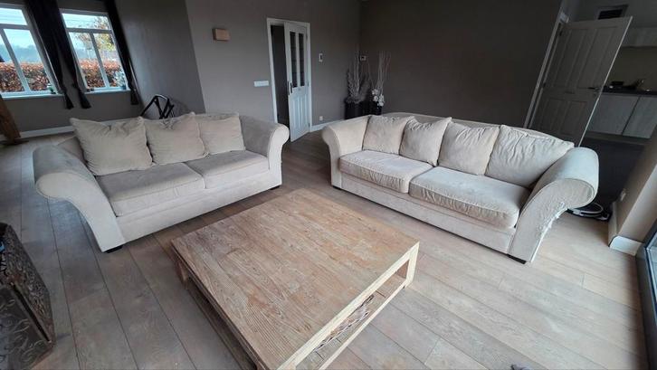 Gratis zithoek. 3 zits en 2 zits zetel, Huis en Inrichting, Zetels | Complete zithoeken, Gebruikt, Stof, Ophalen