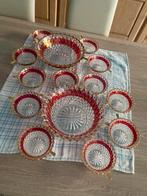 2 Antieken Lubiana art deco dessertserviesen Italië, Antiek en Kunst, Ophalen of Verzenden