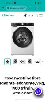 Machine à laver séchante Hisense, Electroménager, 8 à 10 kg, Enlèvement, Comme neuf