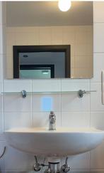 LAVABO + kraan + spiegel + glazen wandrek, Ophalen, Zo goed als nieuw