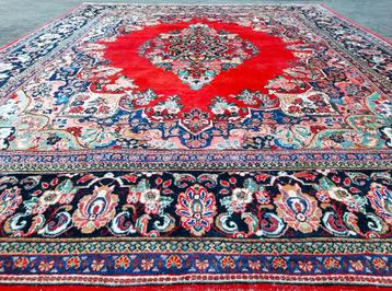 Antiek handgeknoopt tapijt-420x330 (Sarough) Uit Perzie/Iran beschikbaar voor biedingen