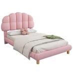 Kinderbed - Comfortabel Gestoffeerd Bed met Lattenbodem, Kinderen en Baby's