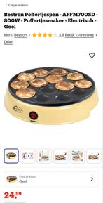 Poffertjes, pannekoekjes bakplaat, Elektronische apparatuur, Ophalen of Verzenden, Nieuw