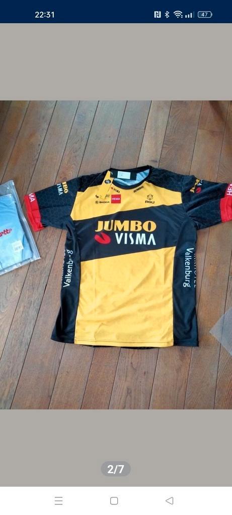Team Jumbo Visma. Officieel trainer/supporter t-shirt., Fietsen en Brommers, Fietsaccessoires | Fietskleding, Nieuw, XXL, Ophalen of Verzenden
