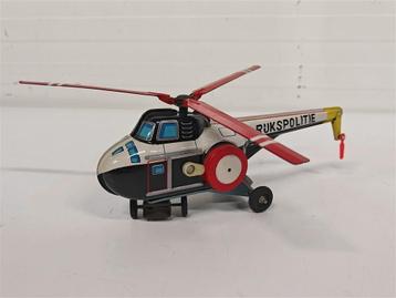 A7026 Vintage Tinnen Helikopter Rijkspolitie [1960s] beschikbaar voor biedingen