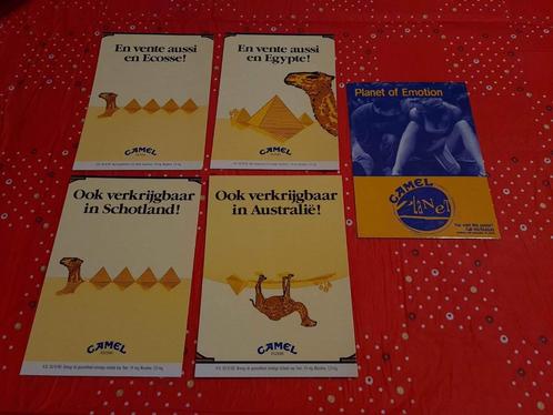 5 cartes postales Camel, Collections, Cartes postales | Thème, Non affranchie, 1980 à nos jours, Autres thèmes, Enlèvement ou Envoi