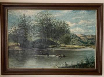 Reisimpressie van Nederlandse kunstschilder Jos Mertens beschikbaar voor biedingen