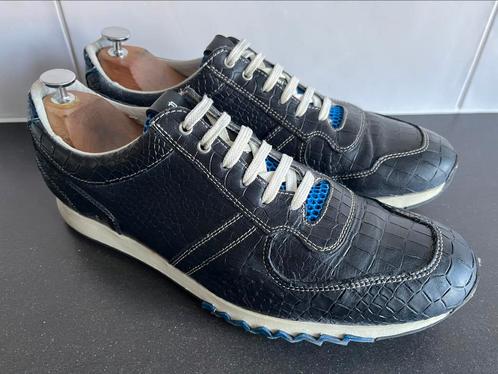 Floris van Bommel sneakers maat 9 / 43, Kleding | Heren, Schoenen, Zo goed als nieuw, Sneakers, Blauw, Ophalen of Verzenden